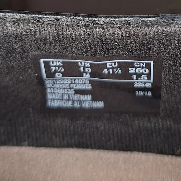 Clarks Collection Ultimate Comfort Emslie Lulin Pump Black Mary Jane Heel Sz 10 - Picture 8 of 8